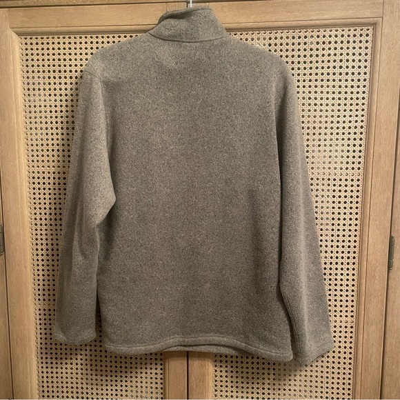 The North Face Tan 1/4 Zip Micro Fleece Pullover Jacket Men's Size M - Picture 9 of 11